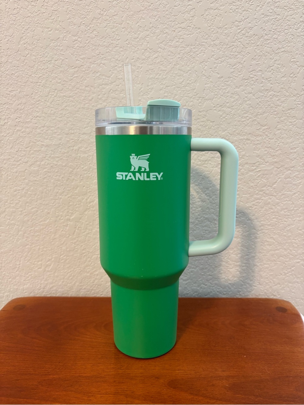 Stanley Green and mint blue 40 oz tumbler